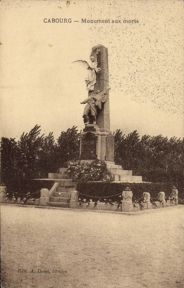 Cabourg — Monumento aos mortos — Edit. A. Duret, livreiro - Frente