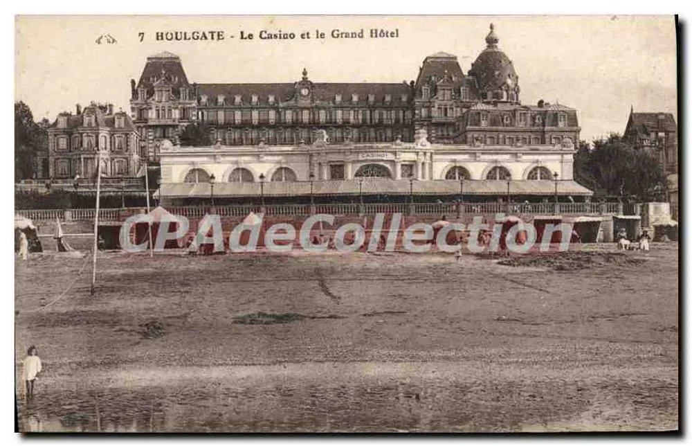 Houlgate - Das Casino und das Grand Hotel — Verlag CPAdeCollection, n°7 - Vorderseite