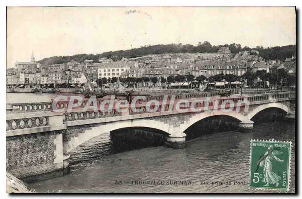 Trouville-sur-Mer — Ansicht vom Pont — CPAdeCollection - Vorderseite