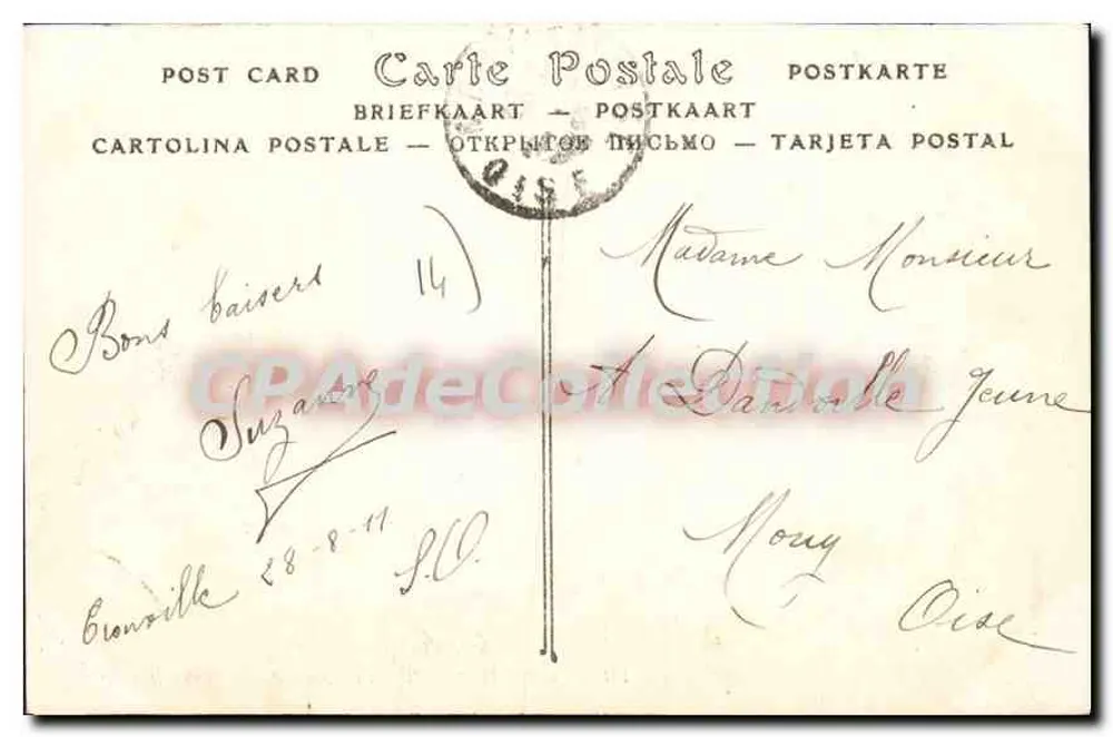 Trouville-sur-Mer — Ansicht vom Pont — CPAdeCollection - Rückseite