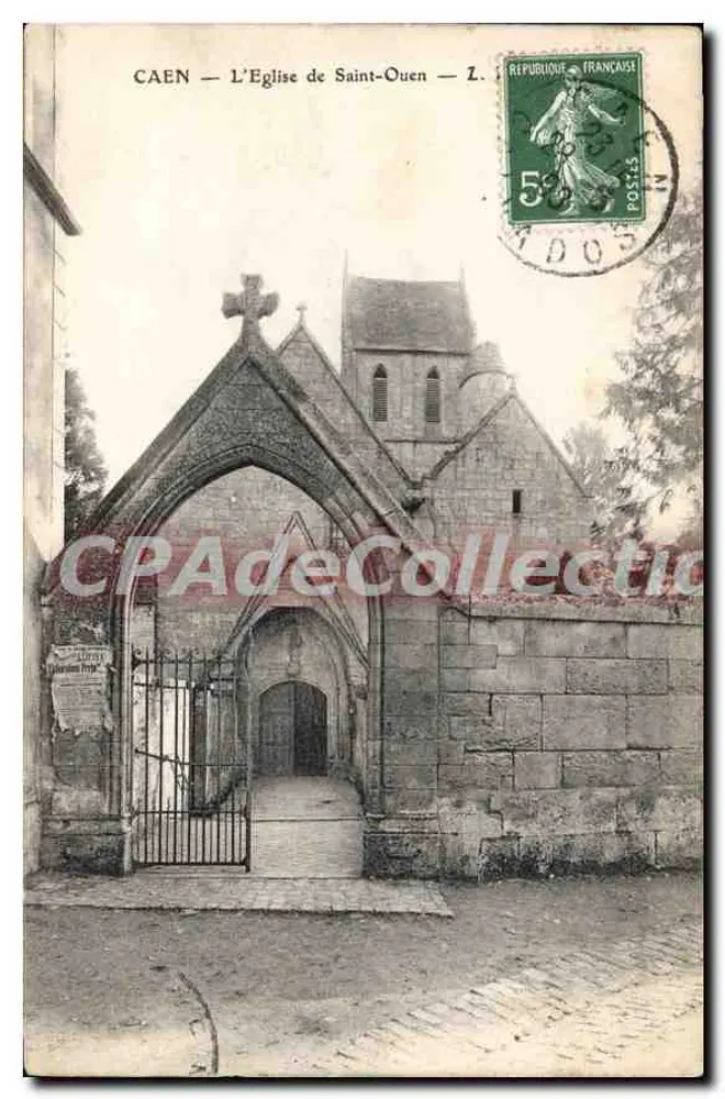 CAEN — A Igreja de Saint-Ouen — L. (editor) - Frente