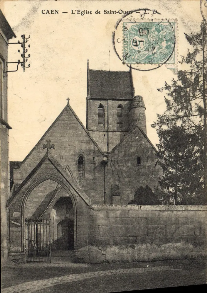 Caen — A Igreja de São Ouen — L. D. - Frente