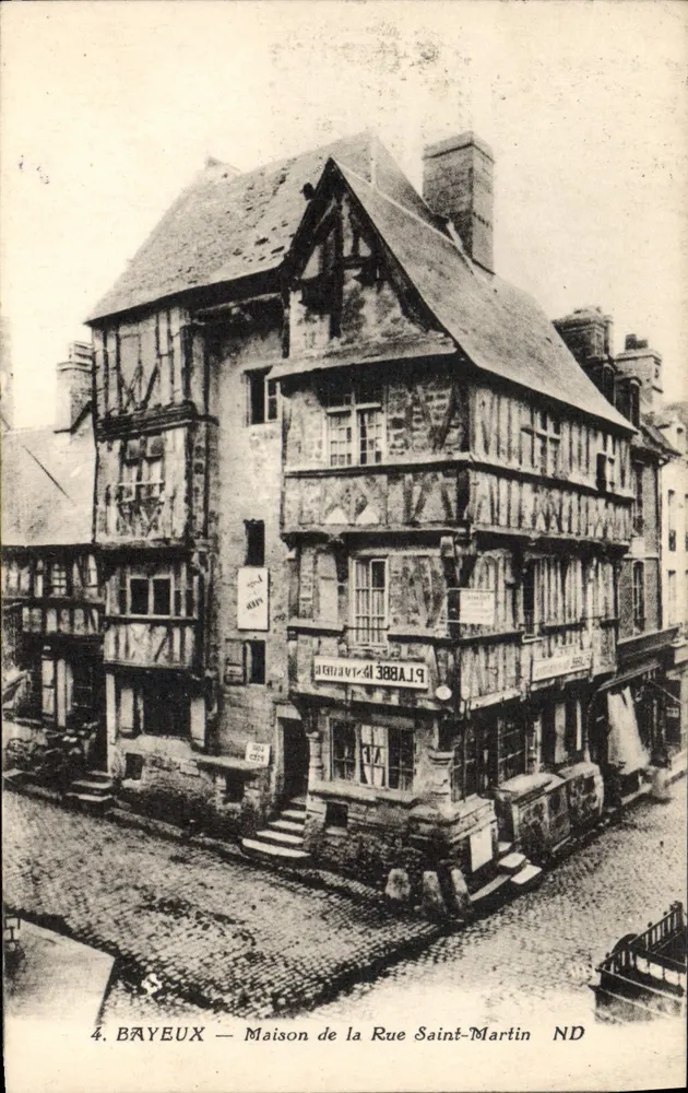 Bayeux — Haus in der Straße Saint-Martin ND - Vorderseite