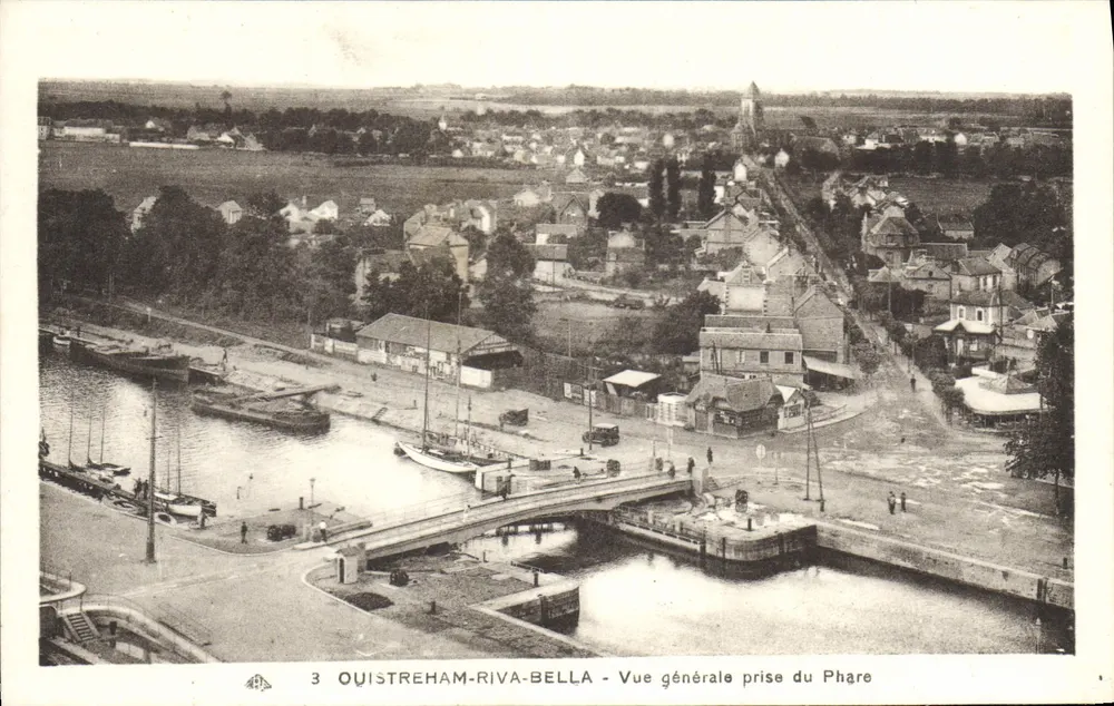 Ouistreham-Riva-Bella — Allgemeiner Blick vom Leuchtturm — Verlag Antike Ansichtskarte déCollection - Vorderseite