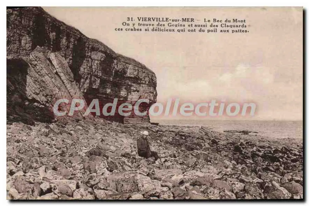 VIERVILLE-sur-MER — O Bec do Monte — editor Le Gallien - Frente