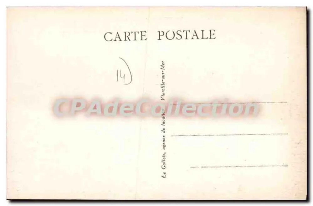 VIERVILLE-sur-MER — O Bec do Monte — editor Le Gallien - Verso