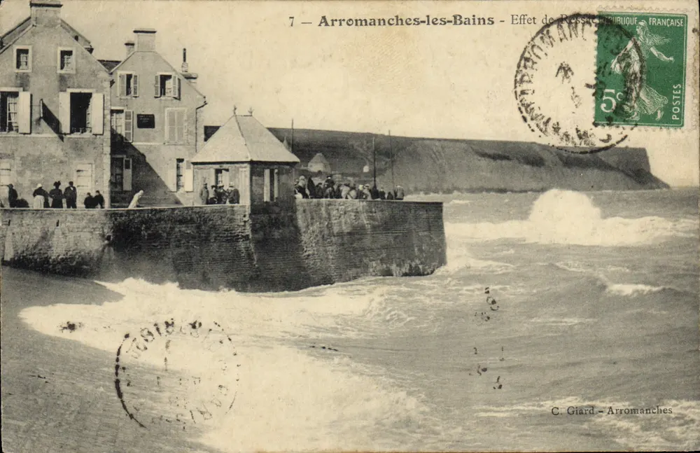 Arromanches-les-Bains — Efeito de Resse — C. Giard - Frente