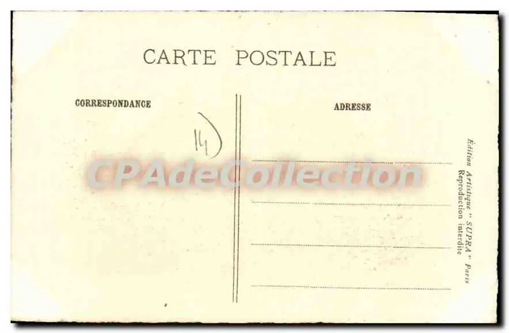 Schloss Créully — Calvados — 15. und 16. Jahrhundert — Édition Artistique SUPRA Paris - Rückseite