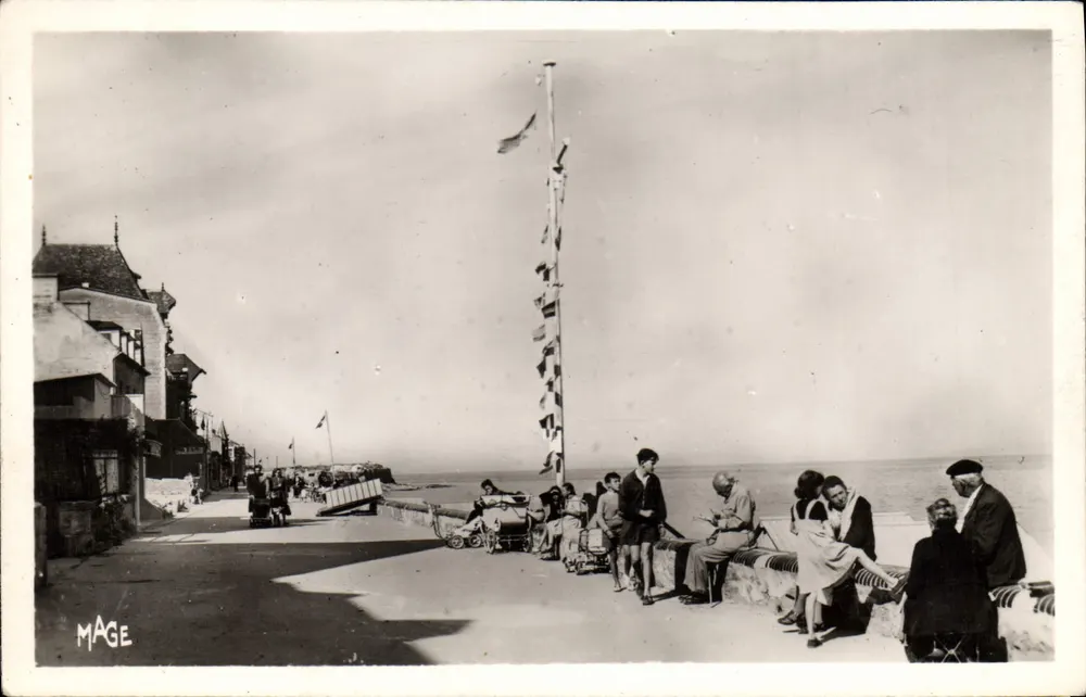 St-Aubin-sur-Mer — A Digue — G. Rann, editor - Frente