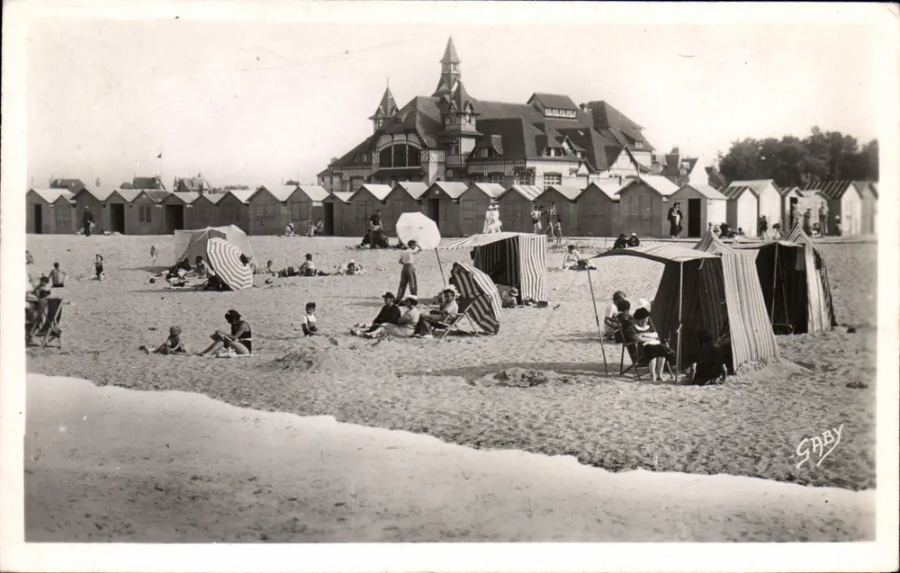Der Strand und das Casino — Riva-Bella-Ouistreham (Calvados) — Éditions Caby - Vorderseite