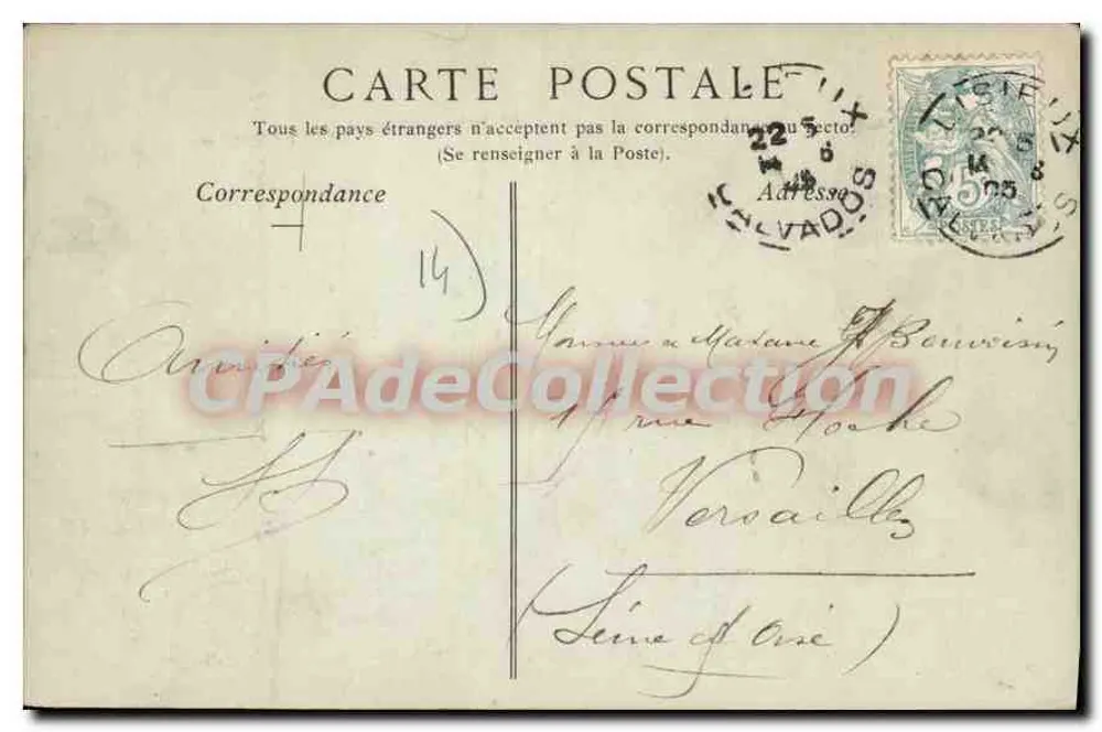 Lisieux — Das Neue Krankenhaus, Isolationspavillons — Collections ND. Foto n°146 - Rückseite