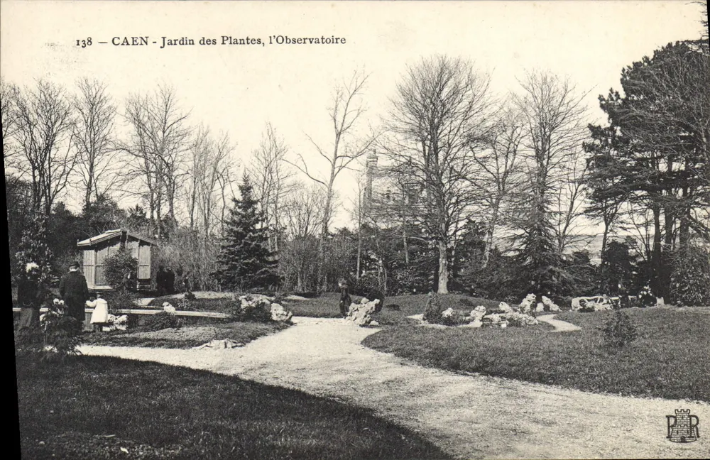 CAEN - Jardin des Plantes, das Observatorium — Verlag P.R. Nr. 138 - Vorderseite