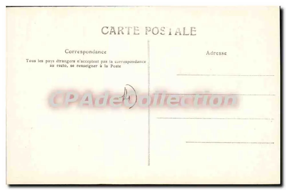 CAEN - Jardin des Plantes, das Observatorium — Verlag P.R. Nr. 138 - Rückseite