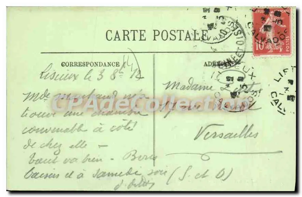 Lisieux — Plein Hennuyer — Huchon Fils Tapisserie - Achterkant