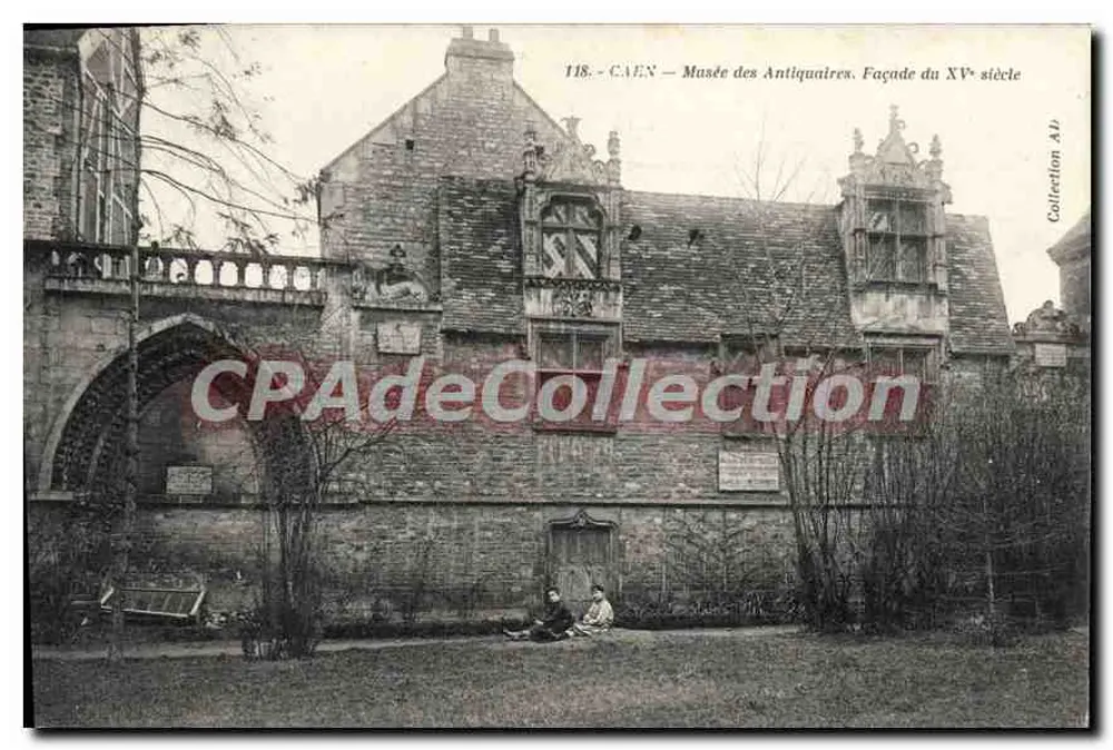 Caen — Museu dos Antigos. Fachada do século XV — Coleção A14 - Frente