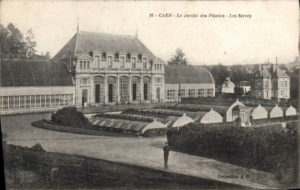 CAEN - Der Botanische Garten - Die Gewächshäuser — Sammlung A.D. - Vorderseite