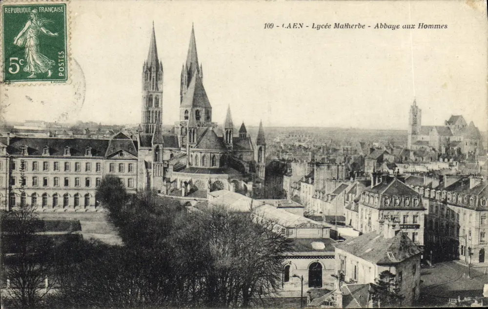 Caen - Lycée Matherbe - Abbaye aux Hommes - Awers