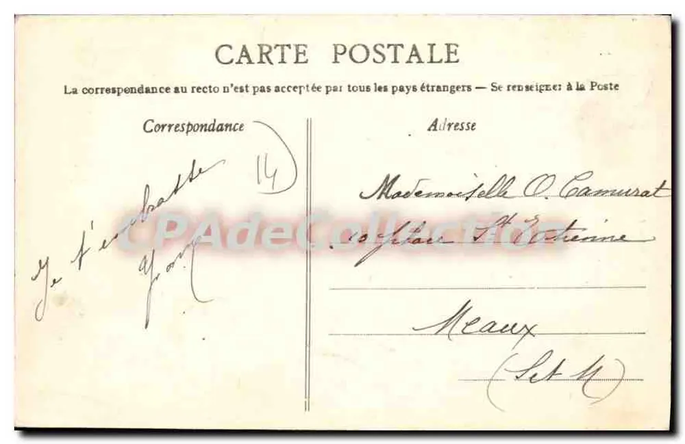 Caen - Lycée Matherbe - Abbaye aux Hommes - Rewers