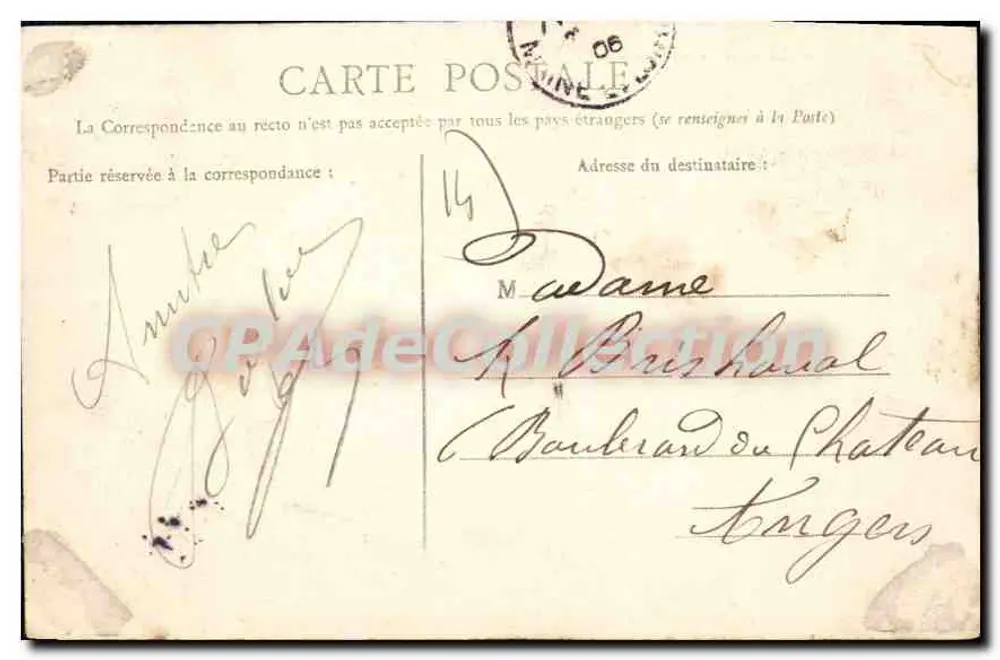 Caen — De Station Saint-Martin — L.D. - Achterkant