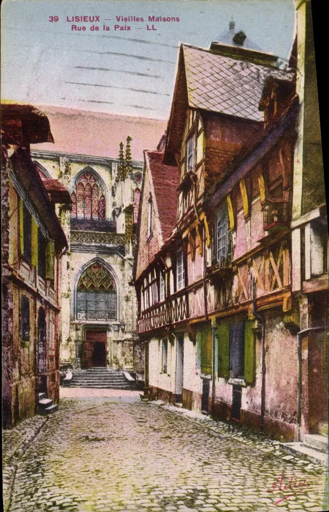 Lisieux — Alte Häuser — Rue de la Paix — LL - Vorderseite
