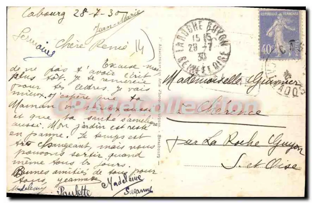 कैबौर्ग - ला डिगू आर ला प्लाज़ - अज्ञात प्रकाशक, संख्या 86 - पीछे
