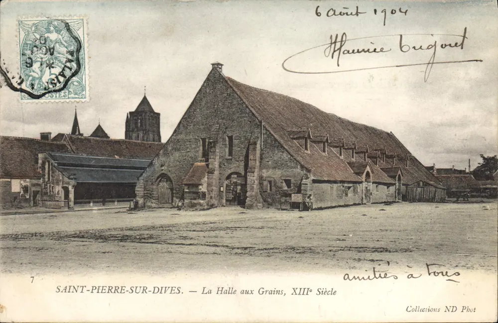 Saint-Pierre-sur-Dives — Die Getreidespeicherhalle, 13. Jahrhundert — Collections ND Phot - Vorderseite