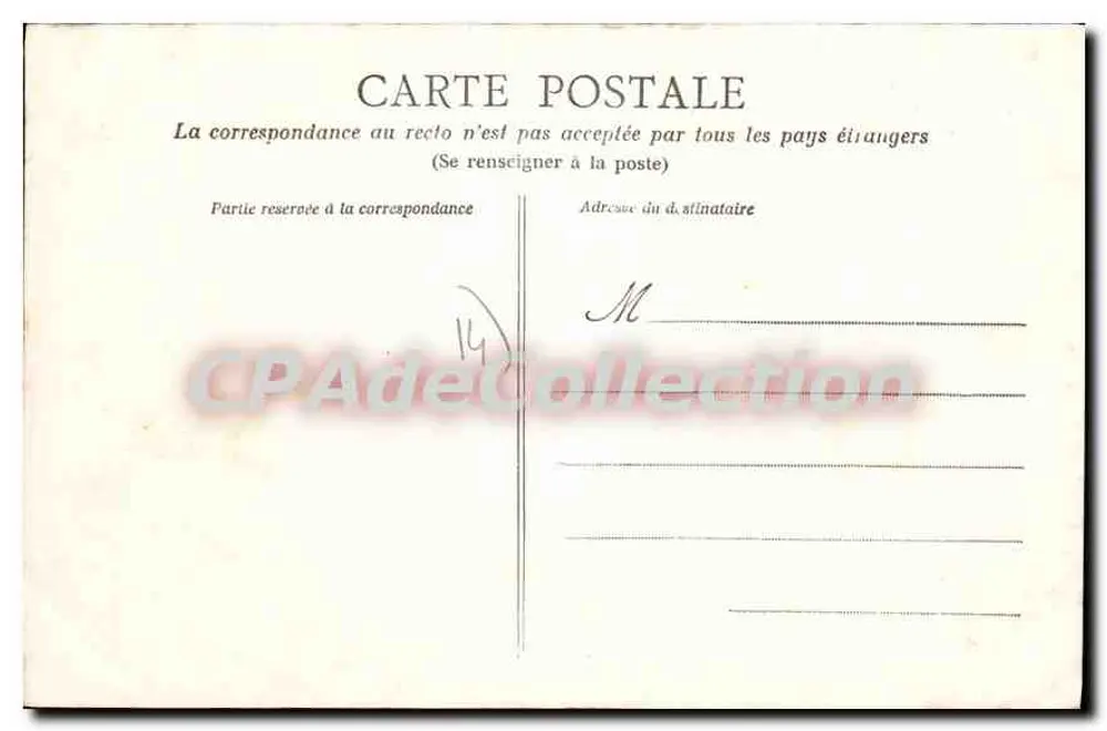 Dives — Ein Eckbereich der Höfe und Gärten der Hostellerie von Wilhelm dem Eroberer — Sammlung AL - Rückseite