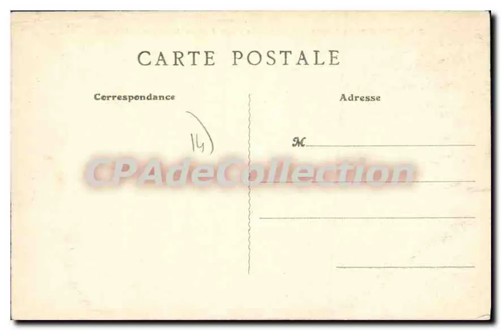 Langrune-sur-Mer (Calvados) — Die Strände bei Flut — 8 F., Paris - Rückseite