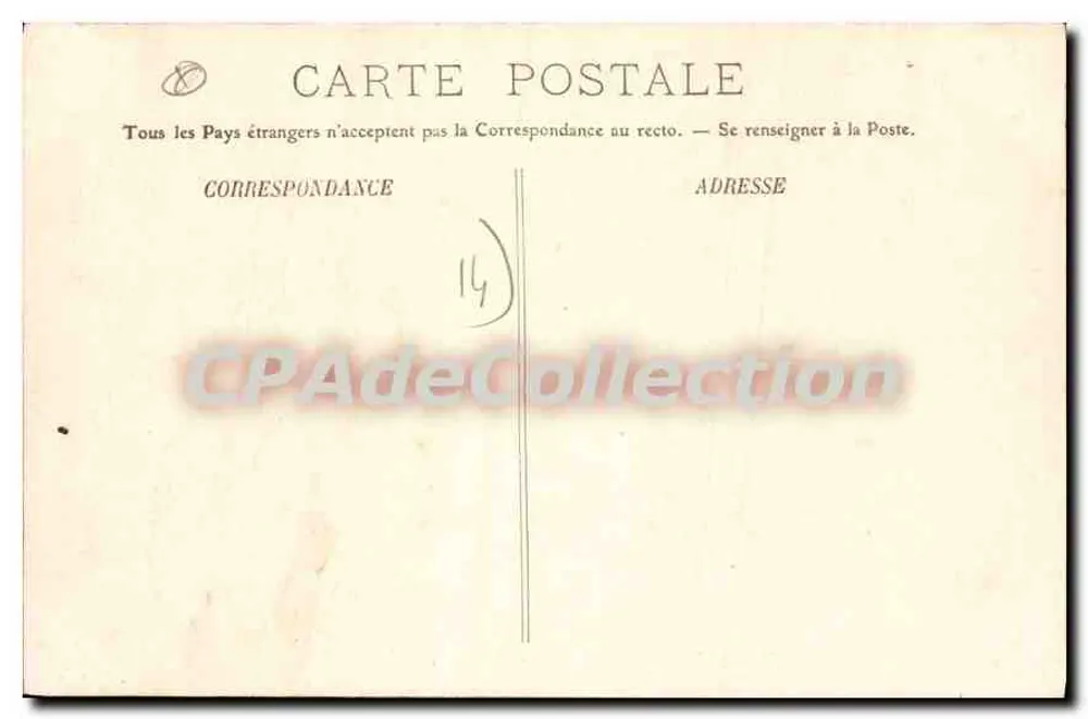 Saint-Martin-de-Sallen — O Desaguador — E. Roussel, editor, Argentan - Verso