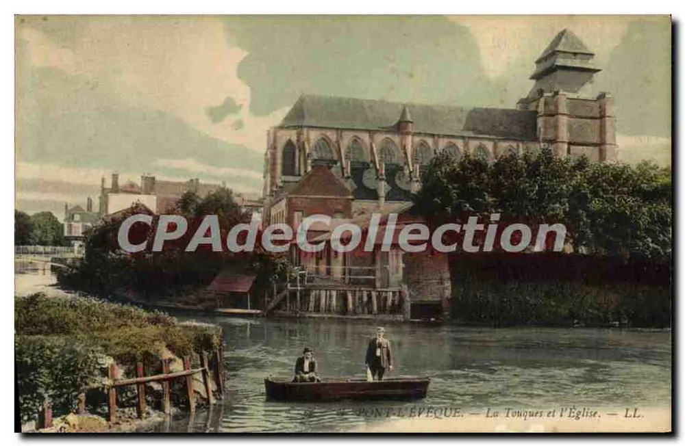 Pont-l'Évêque — A Toungues e a Igreja — LL. - Frente