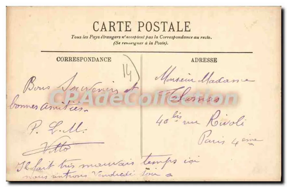 Pont-l'Évêque — A Toungues e a Igreja — LL. - Verso