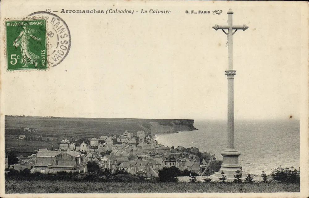 Arromanches (Calvados) - O Calvário — B.F., Paris - Frente