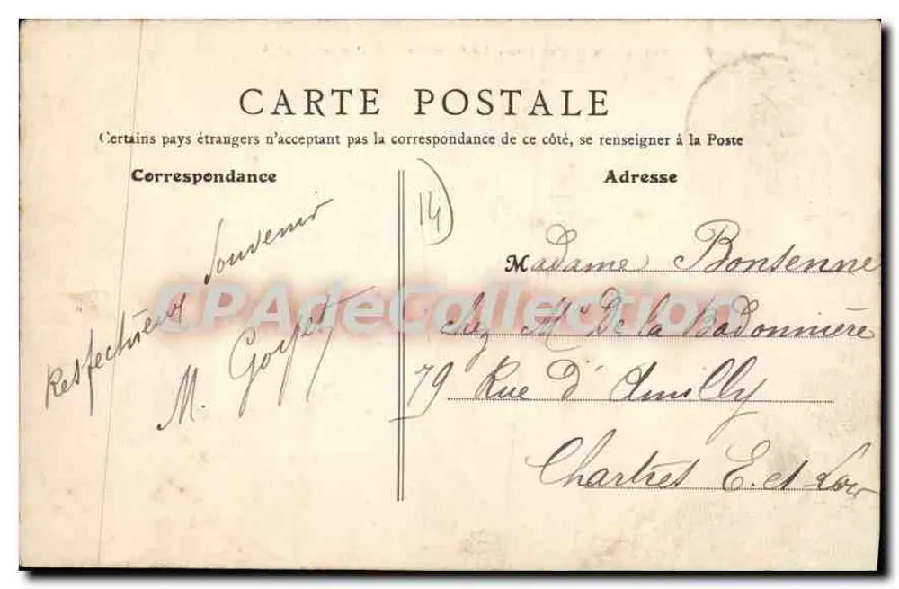Arromanches (Calvados) - O Calvário — B.F., Paris - Verso