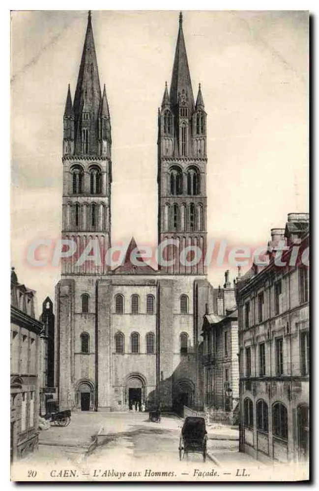 Caen — A Abadia dos Homens — Fachada — LL. - Frente