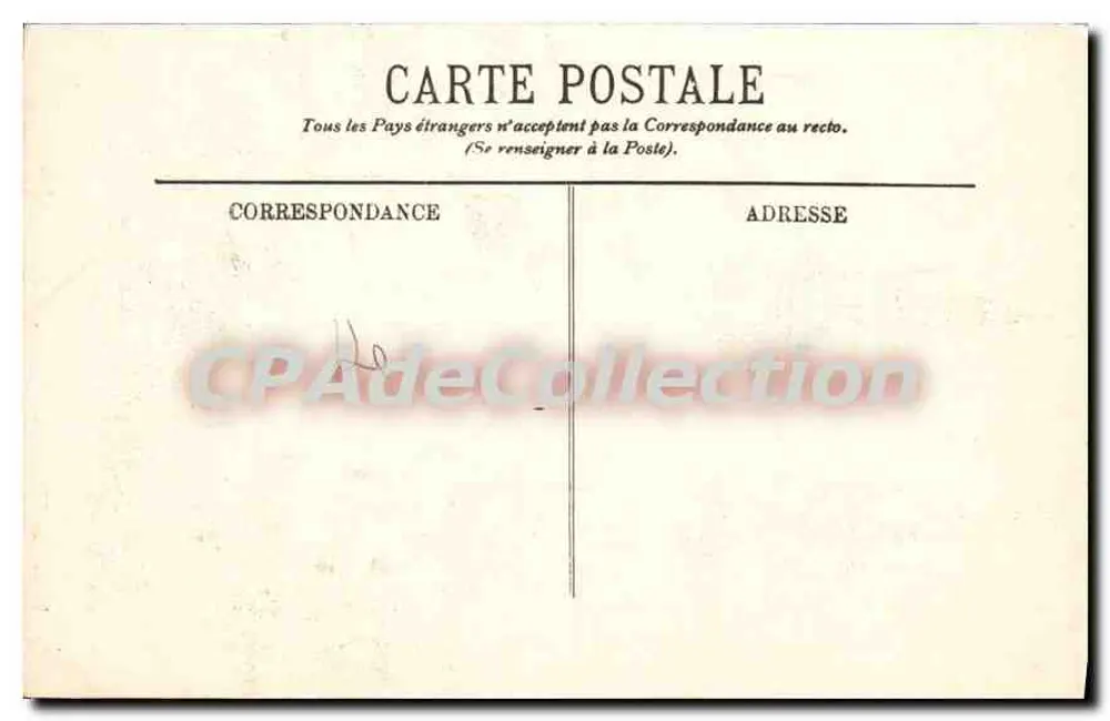 Caen — A Abadia dos Homens — Fachada — LL. - Verso