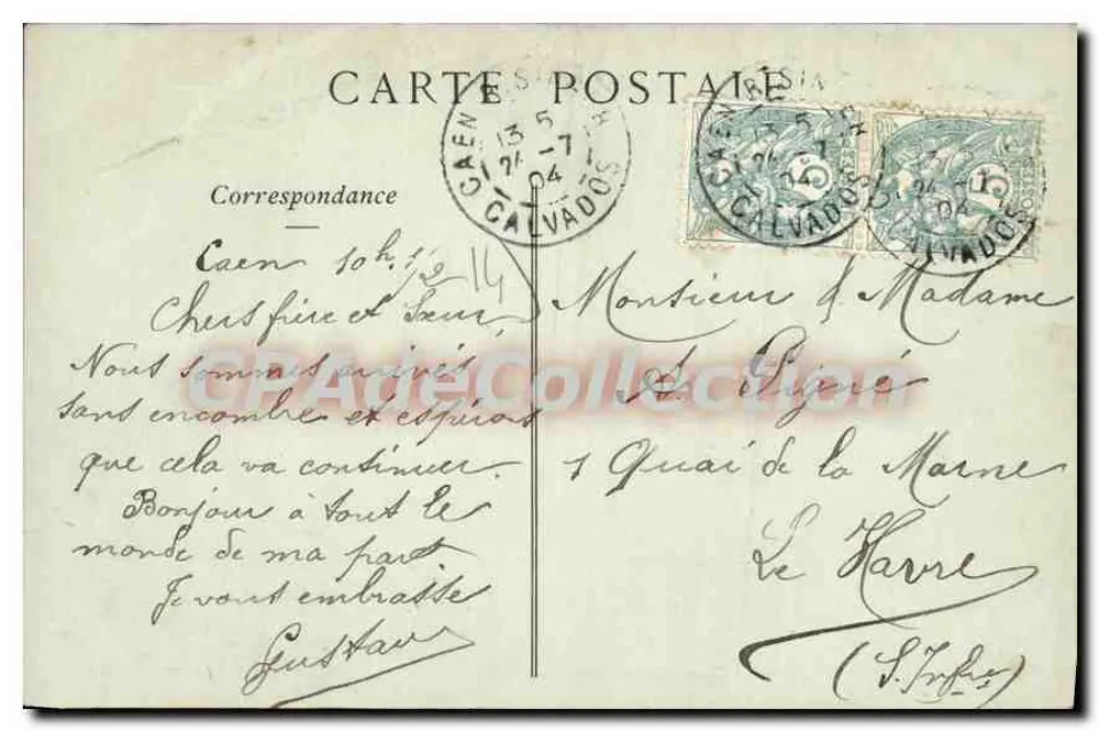 CAEN — A Orne antes do Barragem — Coleções ND Fot n°164 - Verso