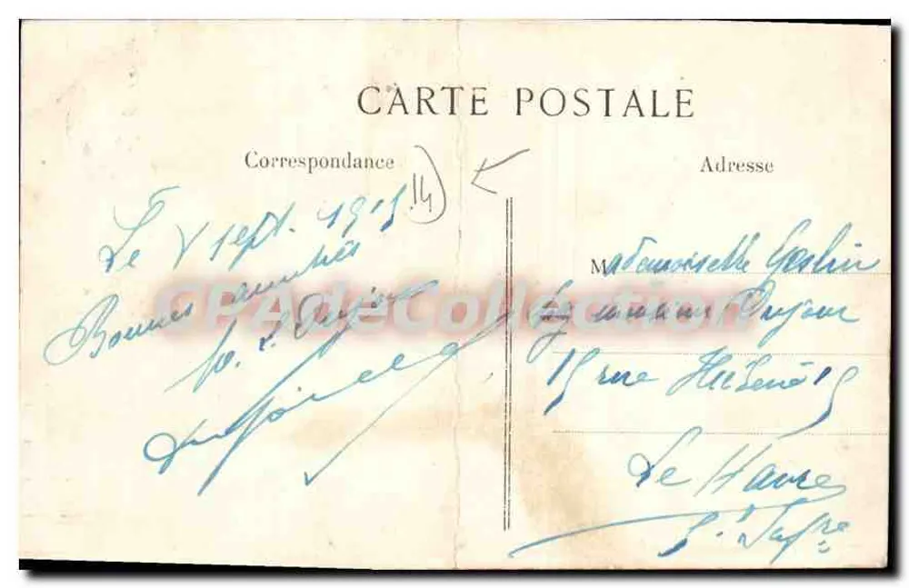 CAEN — L'Orne perto da Escola de Natação — M. C. N. E. Paris-Dendron - Verso