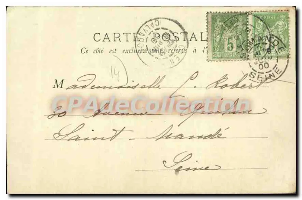 Vecchie Case, via San Pietro — Caen — editore H. F. Peltz - Verso