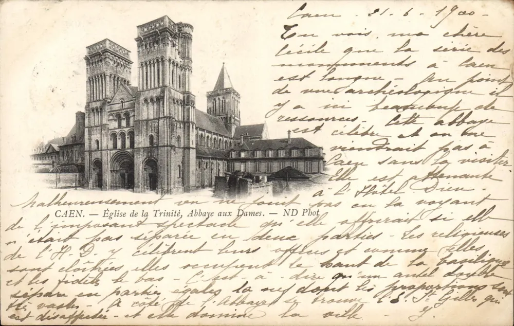 Caen — Chiesa della Trinità, Abbazia delle Dame — ND Phot - Recto