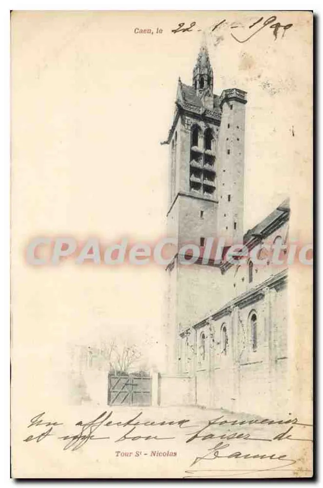Caen — Torre São Nicolau — editor desconhecido, número de série não visível - Frente