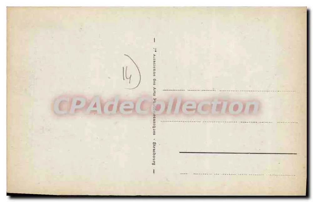 Houlgate - Um Canto da Praia — editor CPADeCollection, Strasbourg - Verso