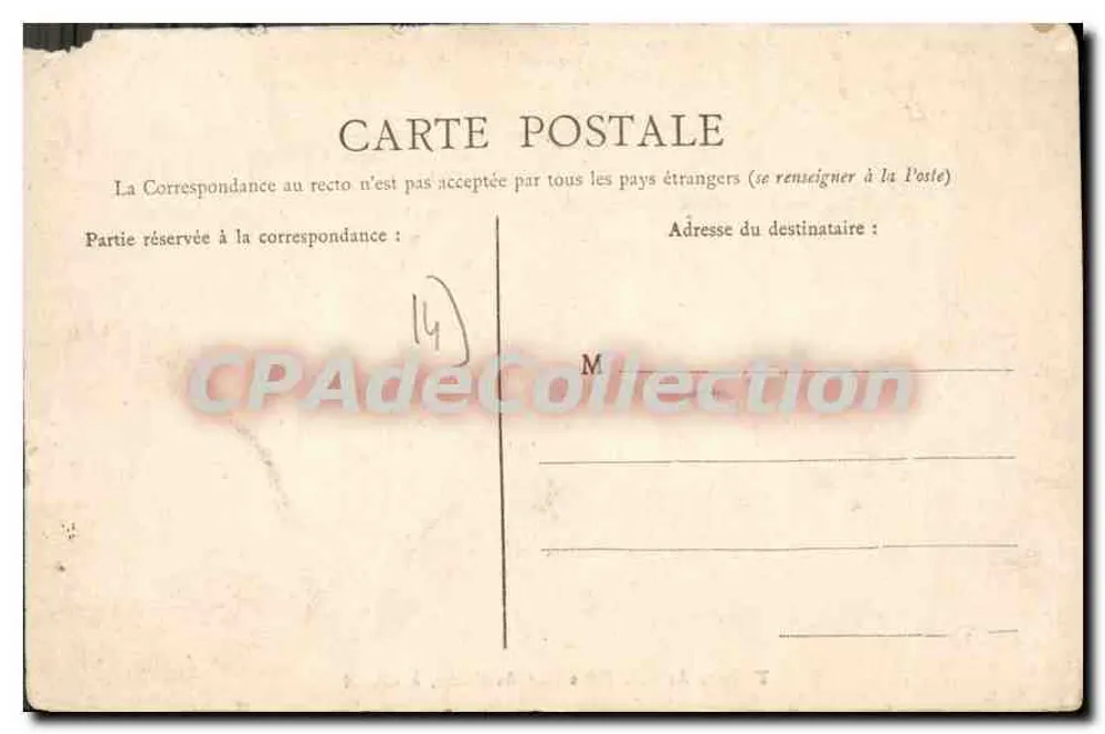 Varanda do Café-Restaurante do Châlet — Caen — editor não visível - Verso