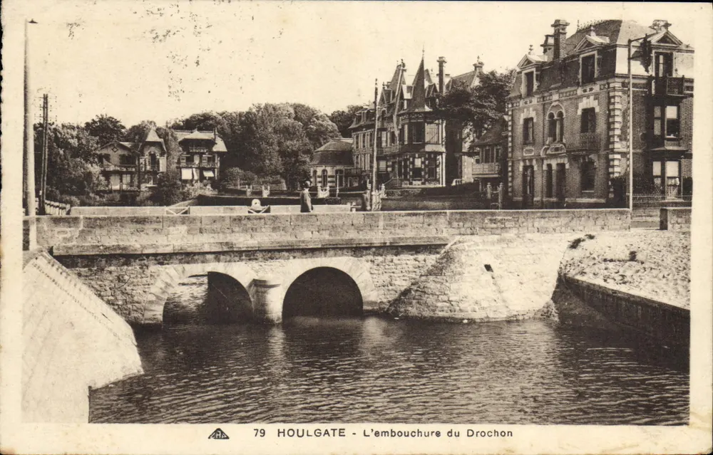Houlgate - A foz do Drochon — editor A. H. A. n°79 - Frente