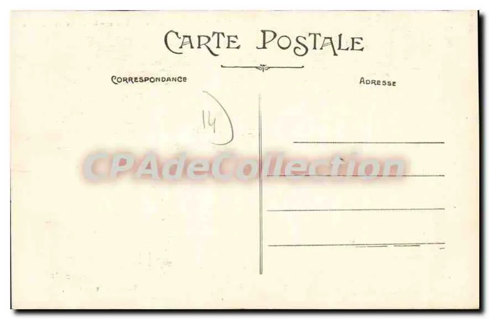CAEN (Calvados) — Ansicht des alten St. Nicolas — Foto. Verlag F. Maunat, Caen - Rückseite