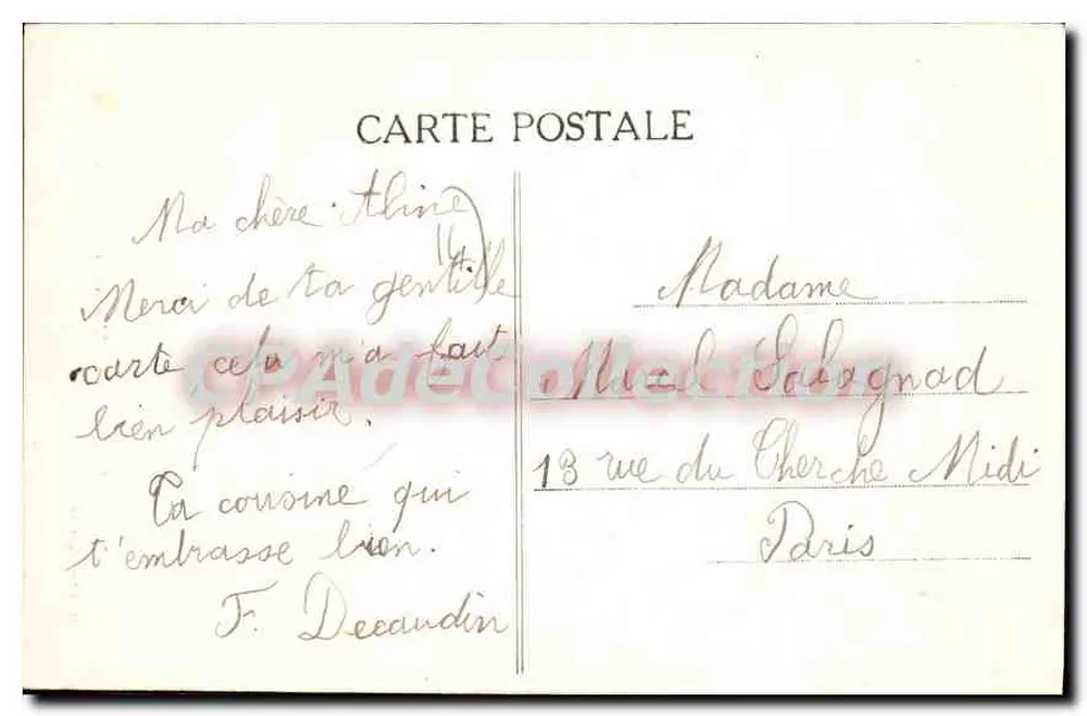 Thury-Harcourt — O Interior da Igreja — Ltb. H. Ernime, Vire - Verso