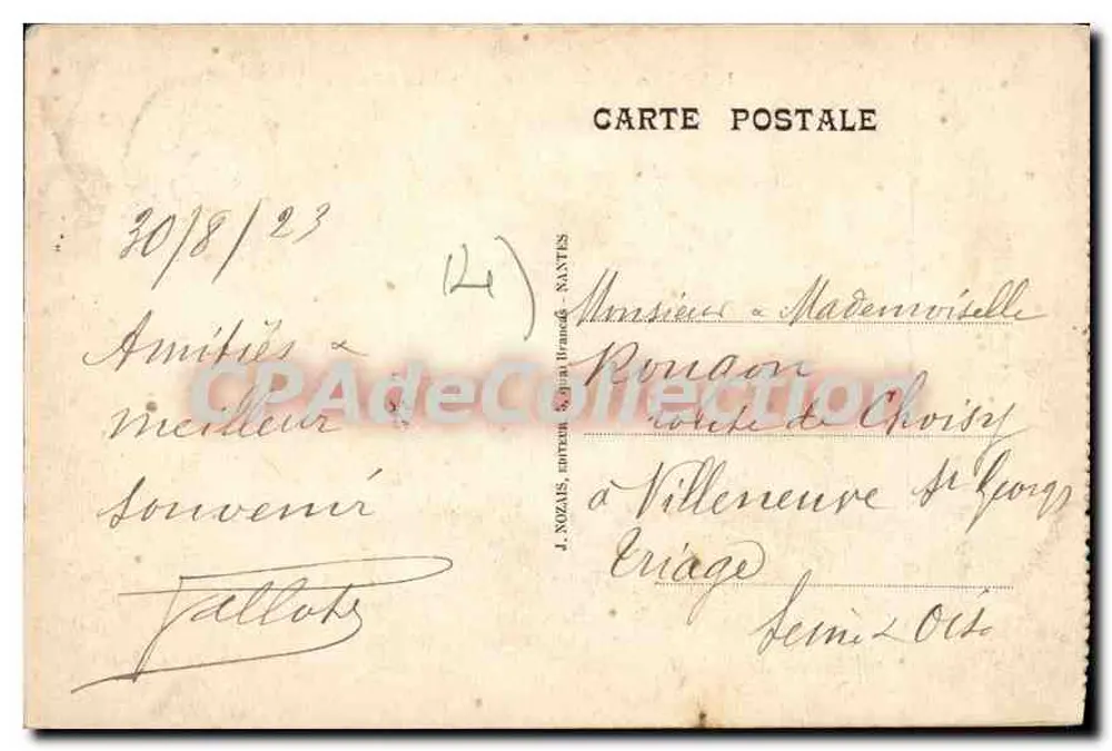 LUC-sur-MER (Calvados) — As Regatas — Ed. du Petit Paradis - Verso