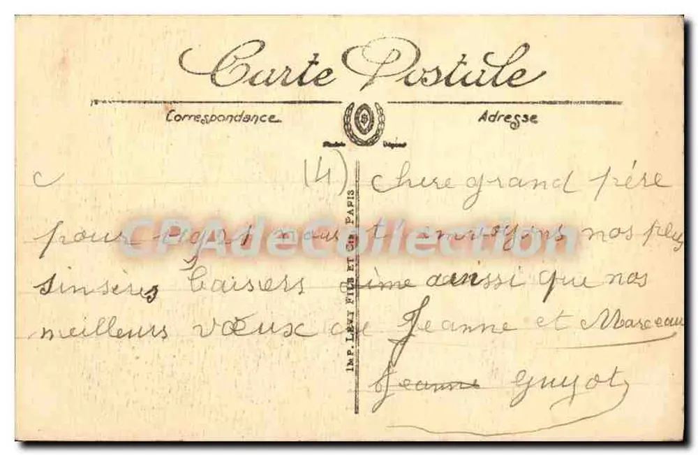 Alt Caen — Rue de la Poissonnerie — LL. n°8 - Rückseite