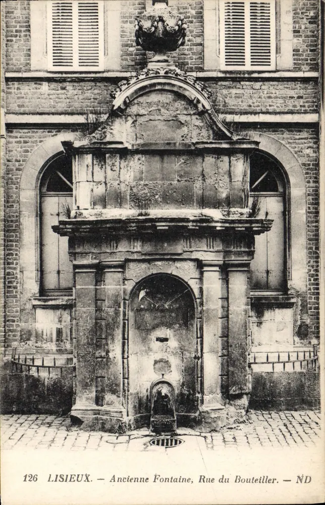 Lisieux — Alte Fontäne, Rue du Bouteiller — ND - Vorderseite