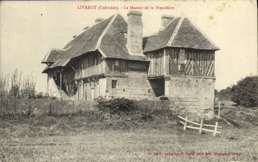Livarot (Calvados) - Das Manoir de la Pipardière — Sammlung F. Bugel, Fotoverleger Vimontiers (Orne) - Vorderseite