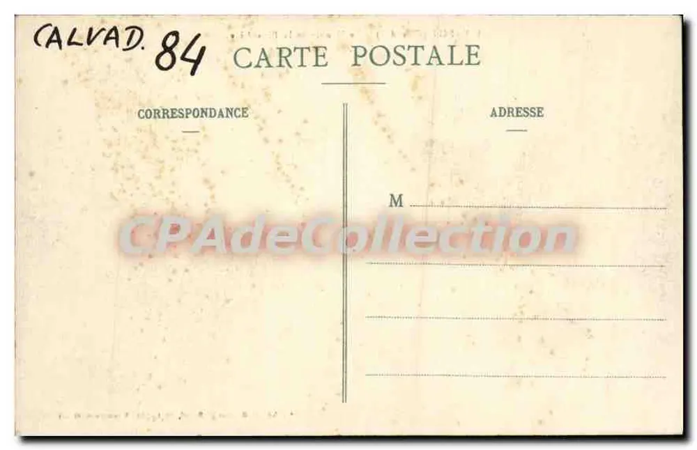 Livarot (Calvados) - Das Manoir de la Pipardière — Sammlung F. Bugel, Fotoverleger Vimontiers (Orne) - Rückseite